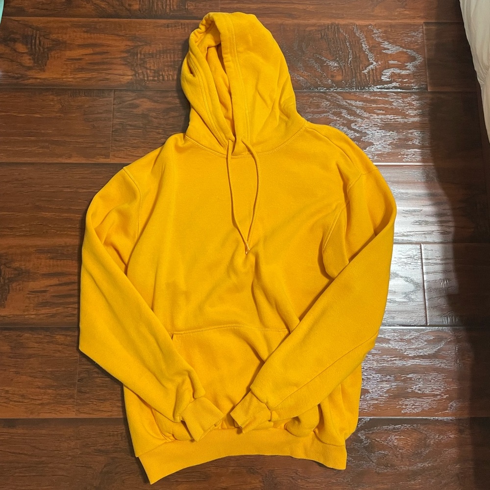 H&M Mustard Yellow Hoodie Size S